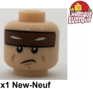 Lego 1X Minifig Head Clan Of The Cave Batman Bandeau Mask 3626PB1710 New - Picture 1 of 1