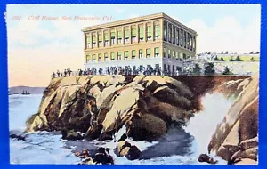 Postcard 202. CLIFF HOUSE, San Francisco, Cal (2nd Gen. Restaurant) circa 1917 - Picture 1 of 3