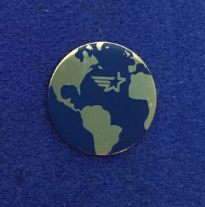 Vintage Lockheed-Martin Aerospace Aviation Airplane Company Globe Logo Anstecknadel - Bild 1 von 1