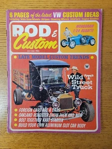 Rod & Custom Magazine July 1966 ~ VERY GOOD VG ~ Street Hot rod Petersen - Picture 1 of 2