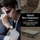 Watch Storage Box Intage Handmade Cowhide Leather 12 Large Capacity Slot 9CH8