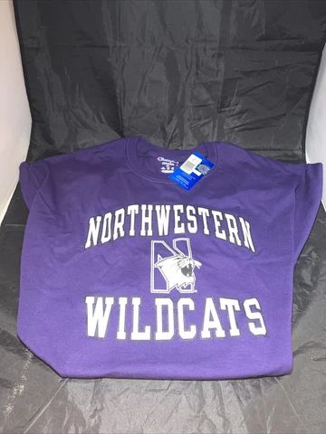 Champion Authentic Northwestern Wildcats XL TShirt NWT Cover
