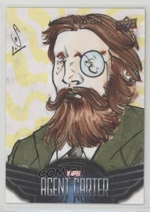 2018 Upper Deck Marvel Agent Carter Sketch Cards 1/1 Jason Sobol #SKT Auto 5me