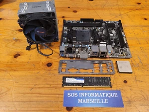 Carte Mère GIGABYTE GA-F2A68HM-HD2 + Processeur AMD + Ventirad Bequiet + Ram 8Go - Picture 1 of 23