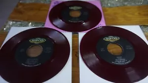 RARE Frankie Valli & The 4 Seasons - 3x Color Vinyl Hit Singles 45rpm Records - Bild 1 von 4