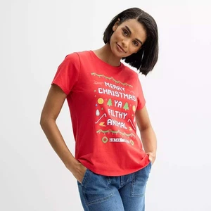 Home Alone Red Christmas T-Shirt "Merry Christmas Ya Filthy Animal" 3X NEW - Picture 1 of 6