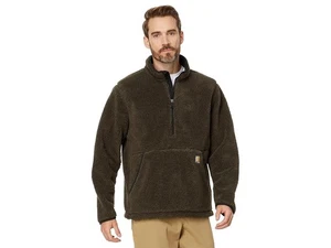 Carhartt Herren Loose-Fit Quarter-Zip Fleece Pullover Jacke, Asphalt, Größe S - Bild 1 von 6