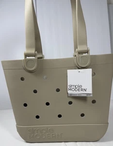 Bolso de Escapada Moderno Simple Bolso de Mano Mediano Beige Antideslizante Bolsillo Resistente al Agua - Imagen 1 de 13