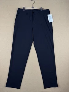 NUEVO CON ETIQUETAS Pantalones Pantalones Lululemon ABC Calce Clásico Warpstreme Hombres 33x30 Negro Carbón - Imagen 1 de 16