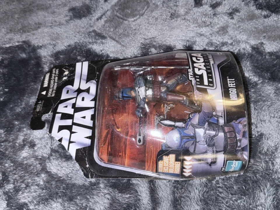 Figura y mini holograma 2006 Star Wars JANGO FETT The Saga Collection Foto 1 de 1