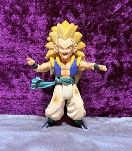 Gebrauchte Jakks Dragonball Z SSJ 3 Gotenks Battle Damaged 5" Figur 2004 DBZ FUSION - Bild 1 von 5