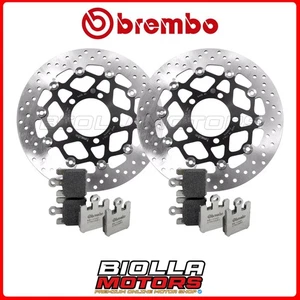 KIT PASTIGLIE + DISCHI BREMBO KAWASAKI ZX-10R 1000 2006 ANTERIORE [RC - Flottant - Foto 1 di 5