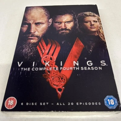 Vikings: The Complete Fourth Season (DVD-2017, 6-Disc) Region 2. New Sealed - Image 1 of 3