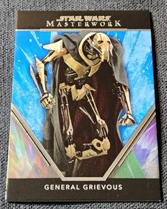 2024 Topps Star Wars Masterwork Blue General Grievous Revenge Sith #4 - Picture 1 of 2