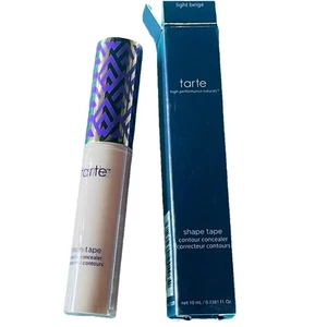 Tarte Shape Tape Contour Concealer 0.33oz 10ml 22B Light Beige Brand New - Picture 1 of 8