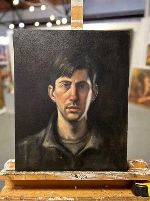 Original Oil Painting on canvas Signed  Artwork 16" x 20" - Image 1 of 2