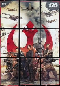 2016 Topps Star Wars: Rogue One UK Complete Puzzle 9x Cards (1) - Picture 1 of 3