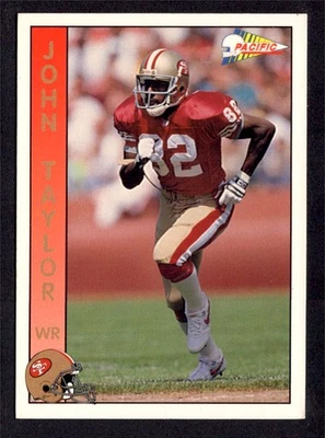 1992 Pacific John Taylor San Francisco 49ers #283 - Image 1 of 2