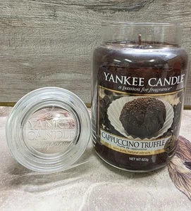Yankee Candle Cappuccino Truffle Large Jar 623g Rare 2016 Long Lasting VHTF NEU - Bild 1 von 10