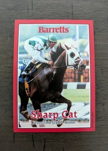 Barretts Horse Racing Trading Card - Sharp Cat - Picture 1 of 1