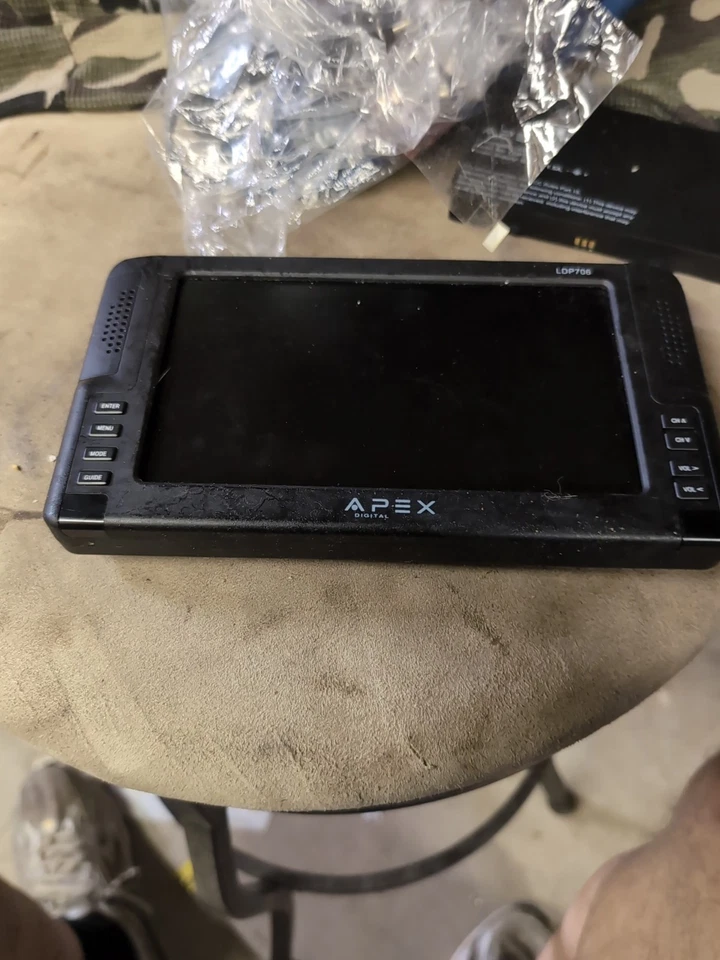 Apex Digital 7-in Portable LCD TV Model Number Ldp706 - Image 1 of 3