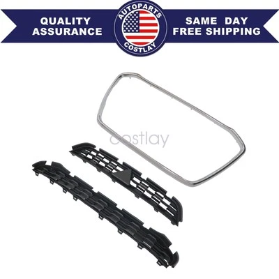 Parrilla de parachoques delantera de plástico para Mitsubishi Outlander Sport ASX RVR 13-15 Foto 1 de 4