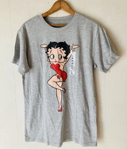 Betty Boop Heather Grey Short Sleeve Graphic Tee Size Medium NWOT - Picture 1 of 4