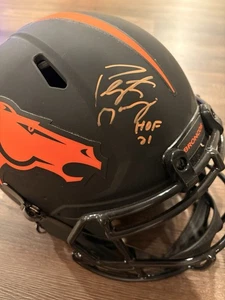 Peyton Manning Autographed Denver Broncos Pro Eclipse Helmet HOF Fanatics 50849 - Picture 1 of 7