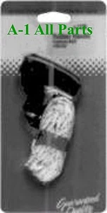 Med Rubber Pull Start Starter Recoil Handle Cord Grip---WITH 48" #3.5 ROPE 7/64" - Picture 1 of 2