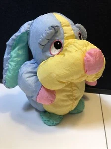 Prestige Toy Nakajima Blue Puppy Dog Puffalump Plush Toy 8" Vintage 1988 - Picture 1 of 9