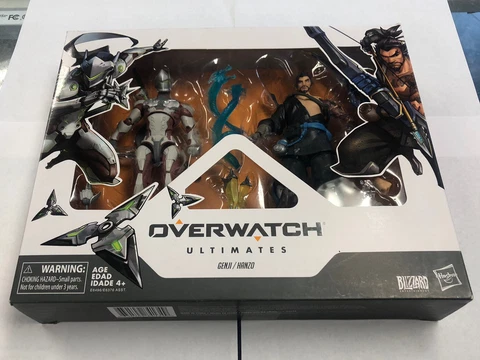 Hasbro Overwatch Ultimates Series Genji/Hanzo Action Figure - E6496AS00 New NRFB Cover