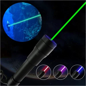 1mw 520nm Greeen Laser Pointer Adjustable Focus Visible Beam Waterproof - Picture 1 of 12