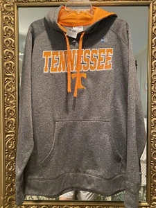 Tennessee Volunteers Gray Stitched Hooded Sweatshirt Sz L by Champion - Picture 1 of 6