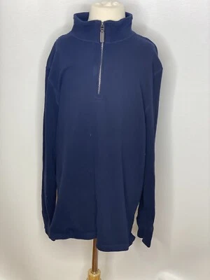 Sudadera con Capucha Crewcuts Niños Azul Marino 1/4 Cremallera Talla 14 Foto 1 de 2