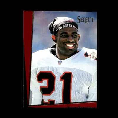 Deion Sanders 1993 Select Atlanta Falcons #3 R327M 82 - Image 1 of 2