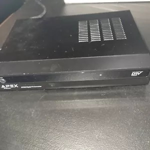 Digital TV Converter Box Apex DT 502 Used Works No Remote - Picture 1 of 6