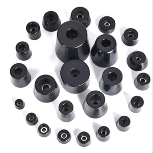 11mm - 50mm Black Rubber Feet With Washer Furniture Feet Box Feet Equipment Feet - Picture 1 of 8