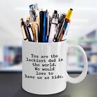 Funny Dad Mug From Kids Sarcastic Dad Gift You’re The Luckiest Dad In The Worl