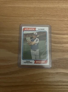 Frank Tepedino Autogramm 1974 Topps #526 Auto On Card - Bild 1 von 2