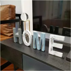 Wood Home Sign,Home Decor Letters,Freestanding Wooden Letters, Rustic Home Signs - Picture 1 of 3