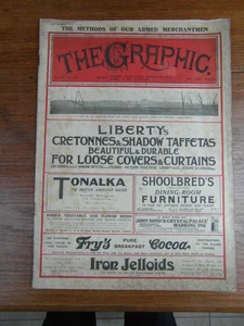 genre L ILLUSTRATION : WWI WAR GUERRE 14/18 : revue THE GRAPHIC 1917 Nr 2475 - Picture 1 of 3