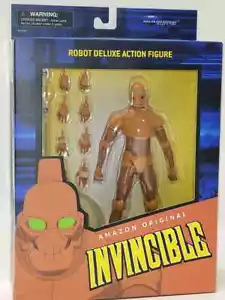 Invincible Select Series 2 Robot 7 Inch Action Figure Diamond Amazon TV Show - Picture 1 of 2