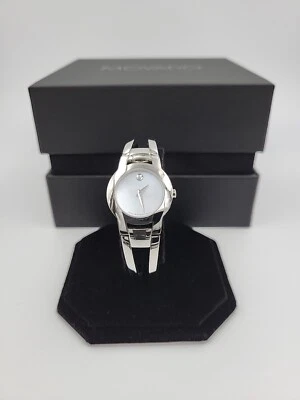 Movado Women’s Amorosa MOP Dial Bangle Swiss Watch - 0606538 ($595 MSRP) - Image 1 of 4