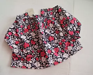 Top floral para niñas talla 6-12 meses nuevo - Imagen 1 de 2