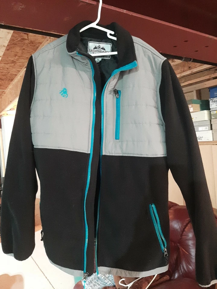 MUJERES Legendary Colas Blancas Polar Camisa Chaqueta con Cremallera con Bolsillos BONITA Foto 1 de 3