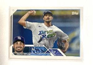2023 Topps Update Series - Advanced Stats Back #US254 Zach Eflin /300 - Picture 1 of 2