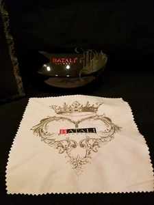 Batali Ropa de sol Gafas de sol grandes Estuche para gafas y tela de limpieza Diseño de carcasa almeja - Imagen 1 de 12