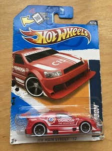 2012 Hot Wheels #169 HW Main Street-Fire Dept 9/10 AMAZOOM Red Variant w/BlkJ5Sp - Picture 1 of 7