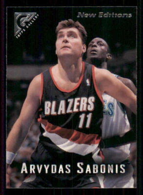 1995-96 Topps Gallery #40 Arvydas Sabonis RC - Image 1 of 2