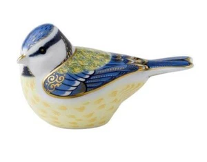 Royal Crown Derby garden blue tit Paperweight - Picture 1 of 1